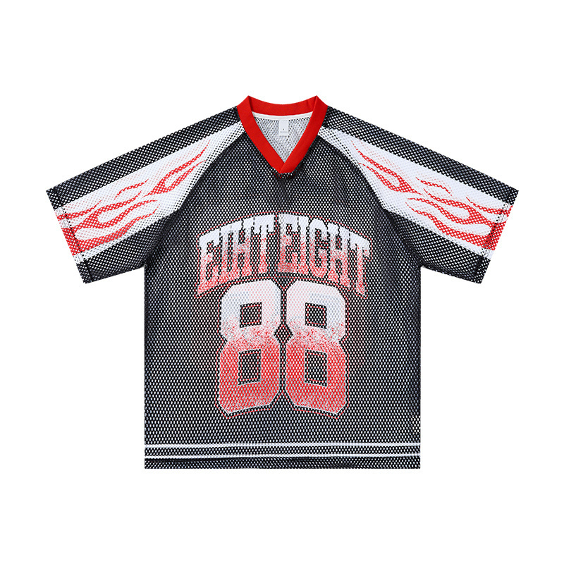 《S.V》88賽車火焰數字球衣