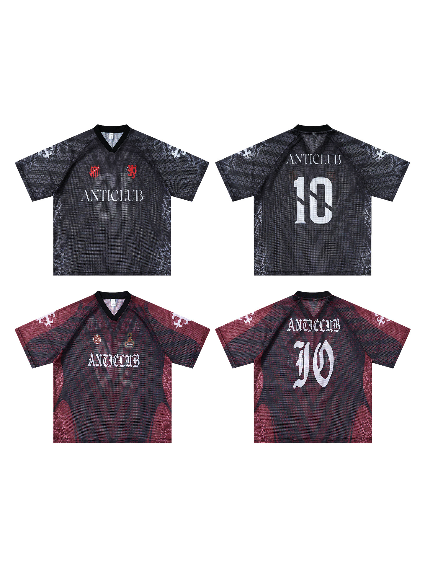 《S.V》ANTICLUB 10 號數字蛇紋球衣