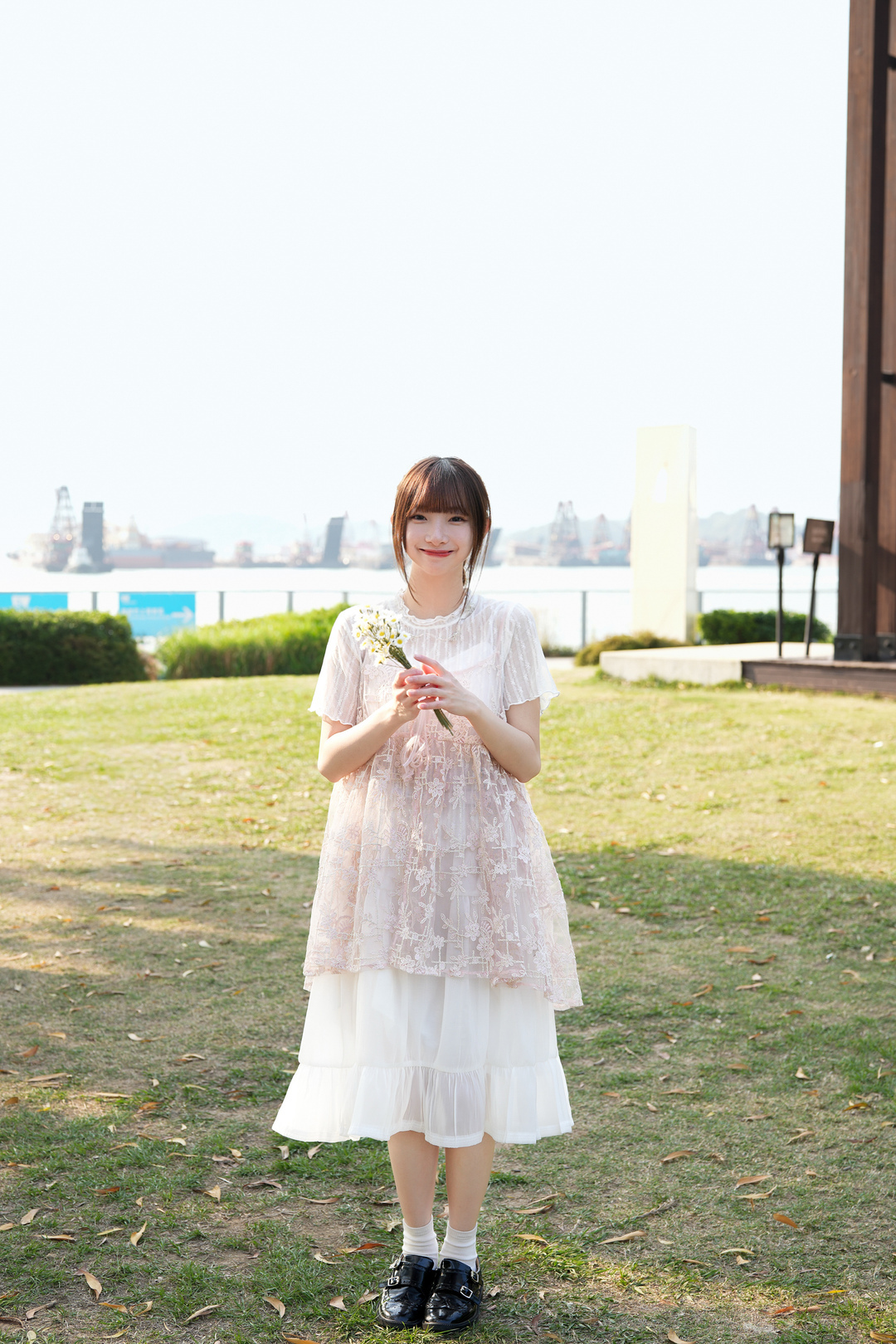 玻璃感刺繡花花綁帶Layer · 3色入