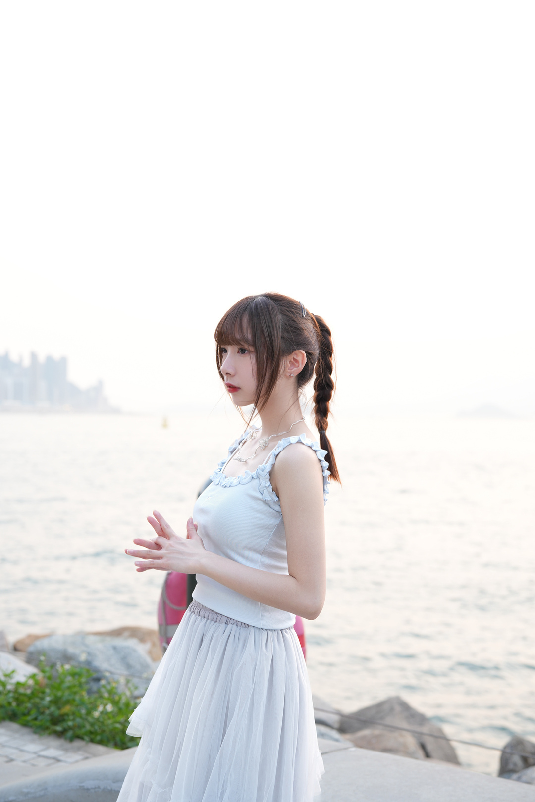 捲捲邊蝴蝶結小背心 · 4色入