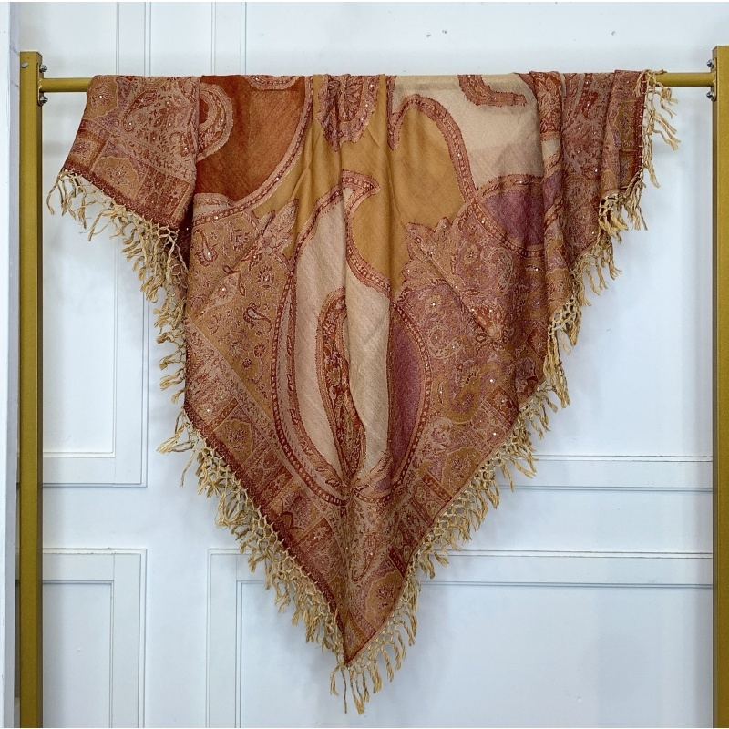 ACC-CCG0402-042 (JA 方巾) 100% Wool (Merino Wool) 100 x 100 cm (A42)