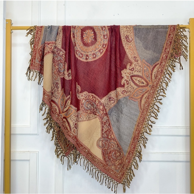 ACC-CCG0402-046 (JA 方巾) 100% Wool (Merino Wool) 100 x 100 cm (A46)