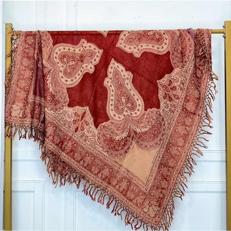 ACC-CCG0402-055 (JA 方巾) 100% Wool (Merino Wool) 100 x 100 cm (A55)