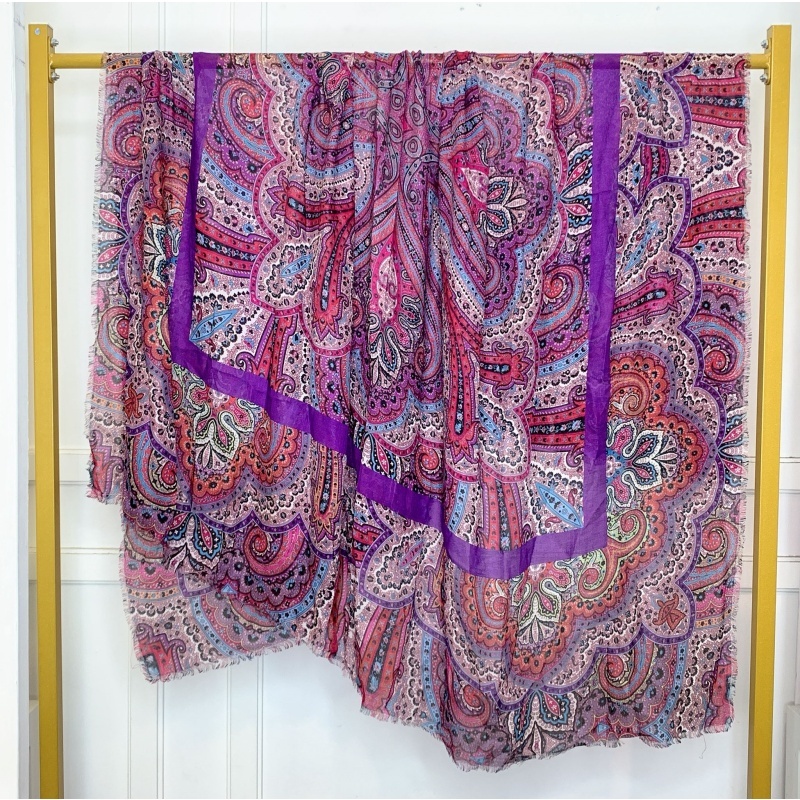 ACC-CCG0402-121 (方巾) 90% Modal 10% Cashmere (B21)