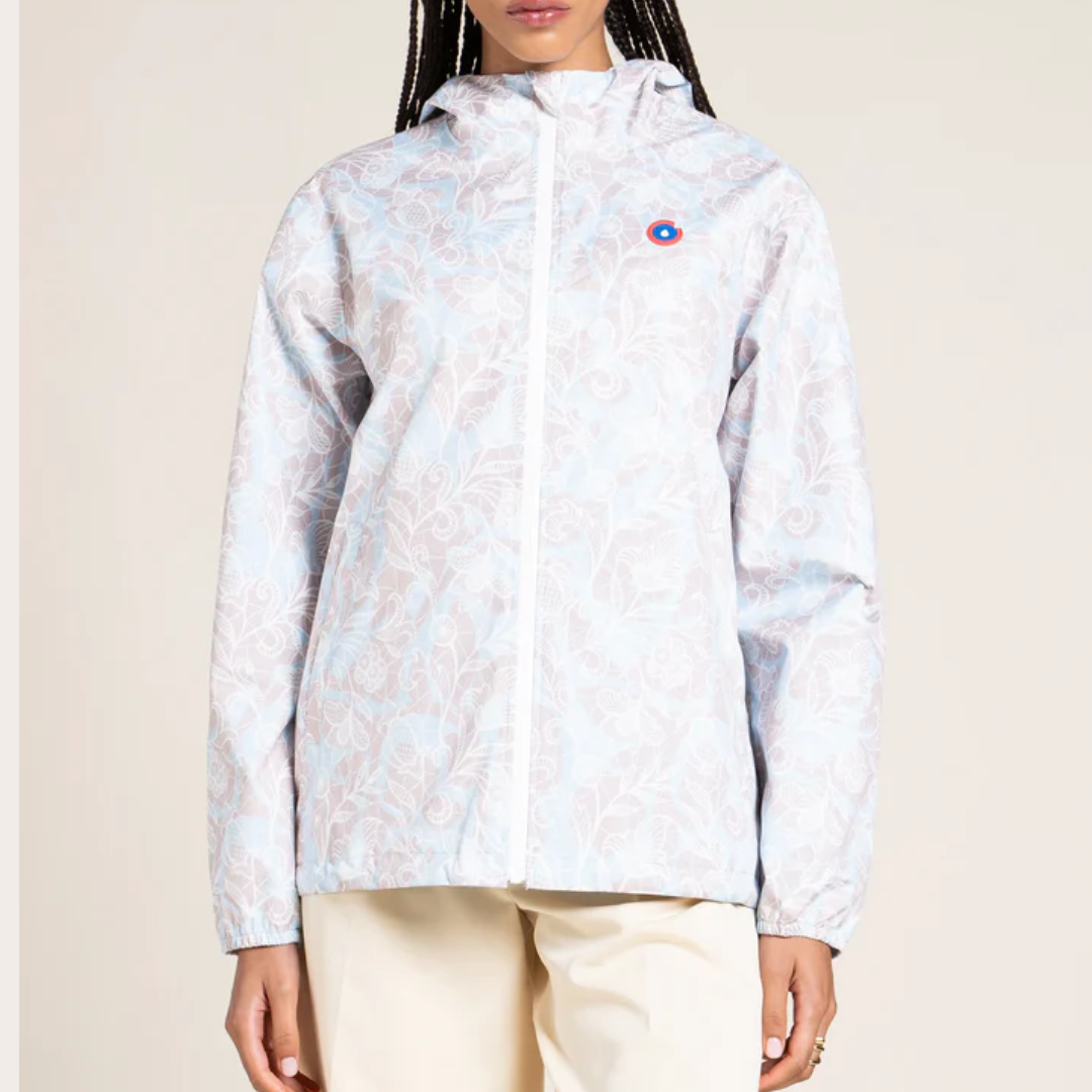 1FL0401-074 [FLOTTE] Passy Imprime - Raincoat Short Floral Lace #20008 (EU)