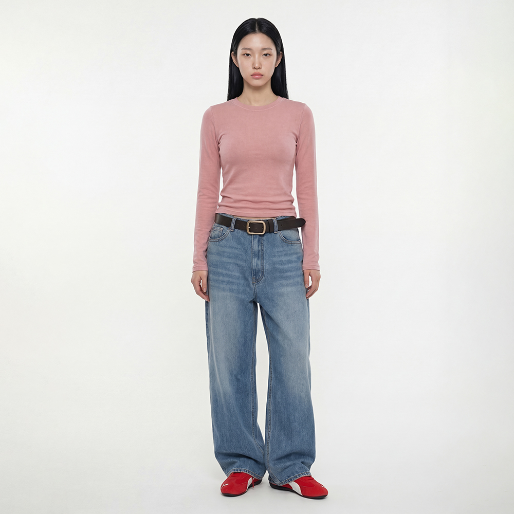 天絲羊毛親膚長袖上衣（in stock)