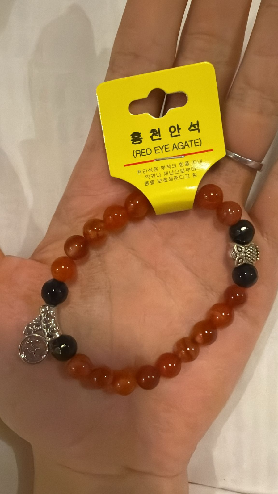 XK018 奉恩寺手串飾物系列 紅瑪瑙貓頭鷹手串 辟邪平安