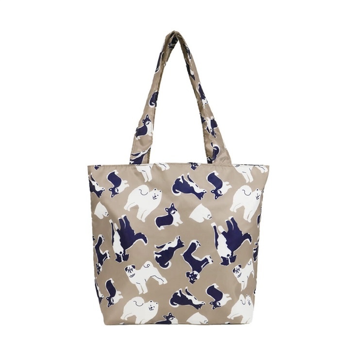 JP 啡色狗狗大雜燴密集式保溫保冷袋 可上膊 2875 TK260331