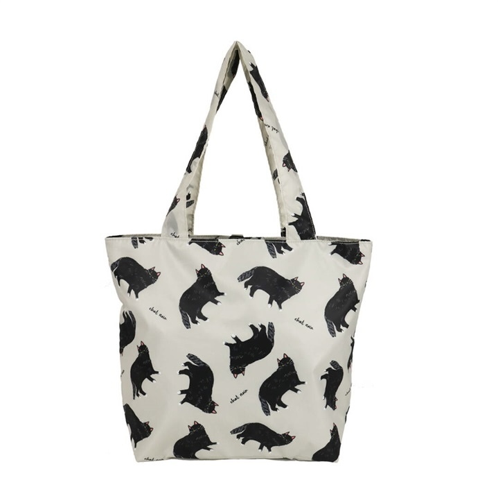 JP 淺灰色黑白貓密集式保溫保冷袋 可上膊 2844 TK260331