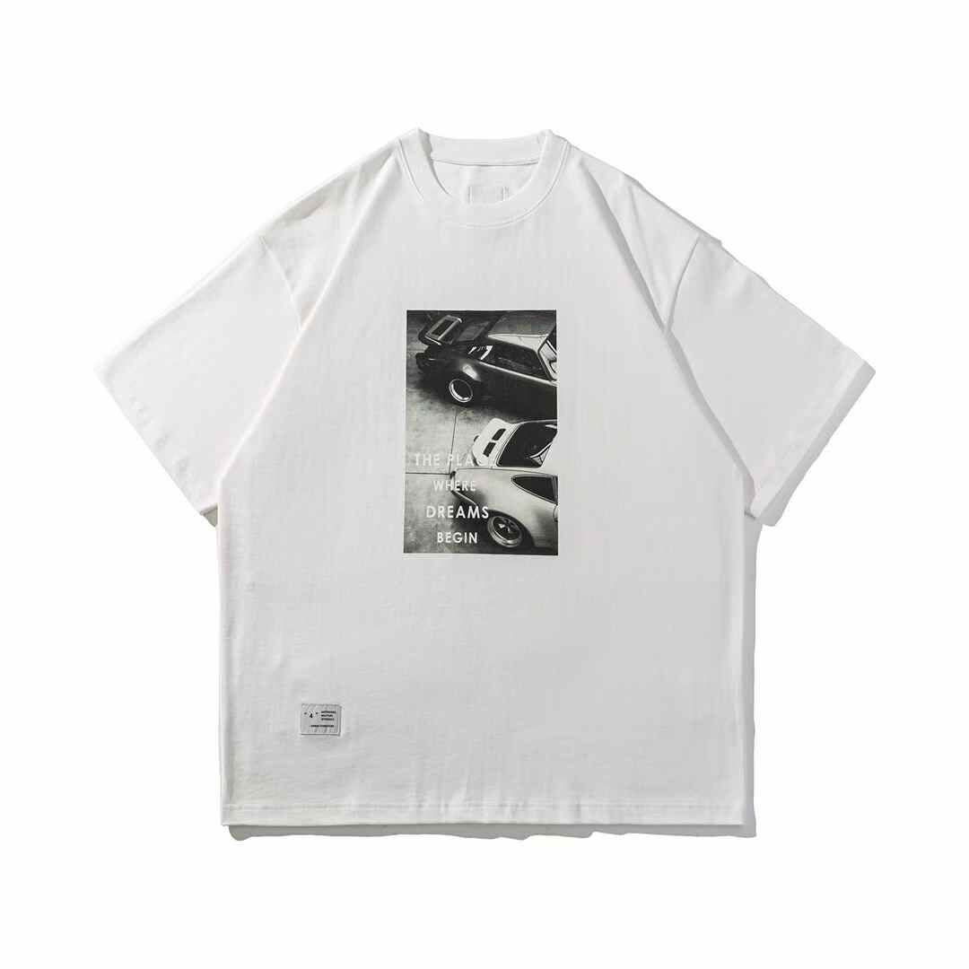 《S.V》黑白膠卷老保照片短T