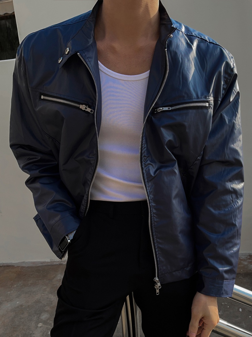 光澤騎士夾克