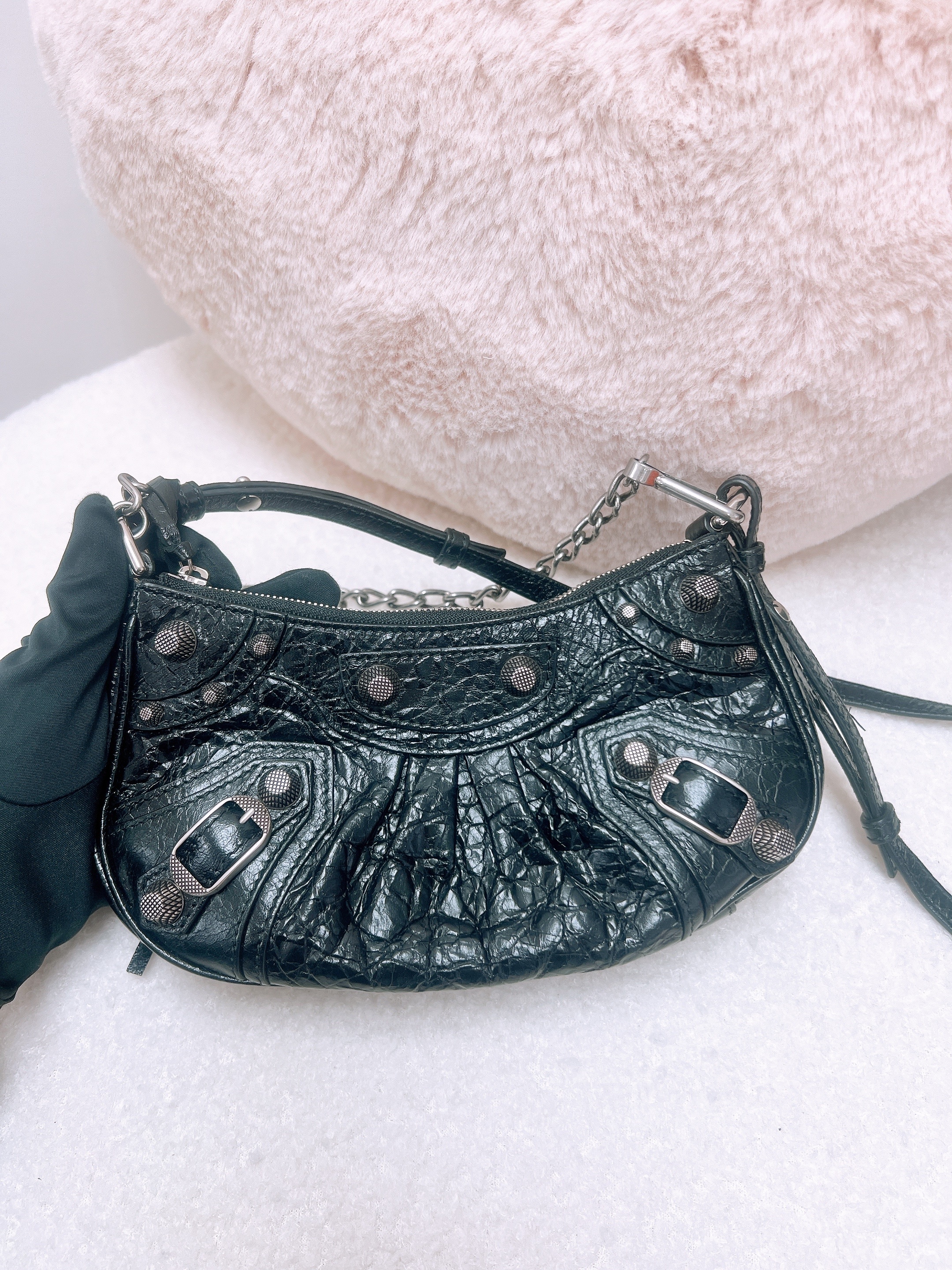 Balenciaga le cagole mini black