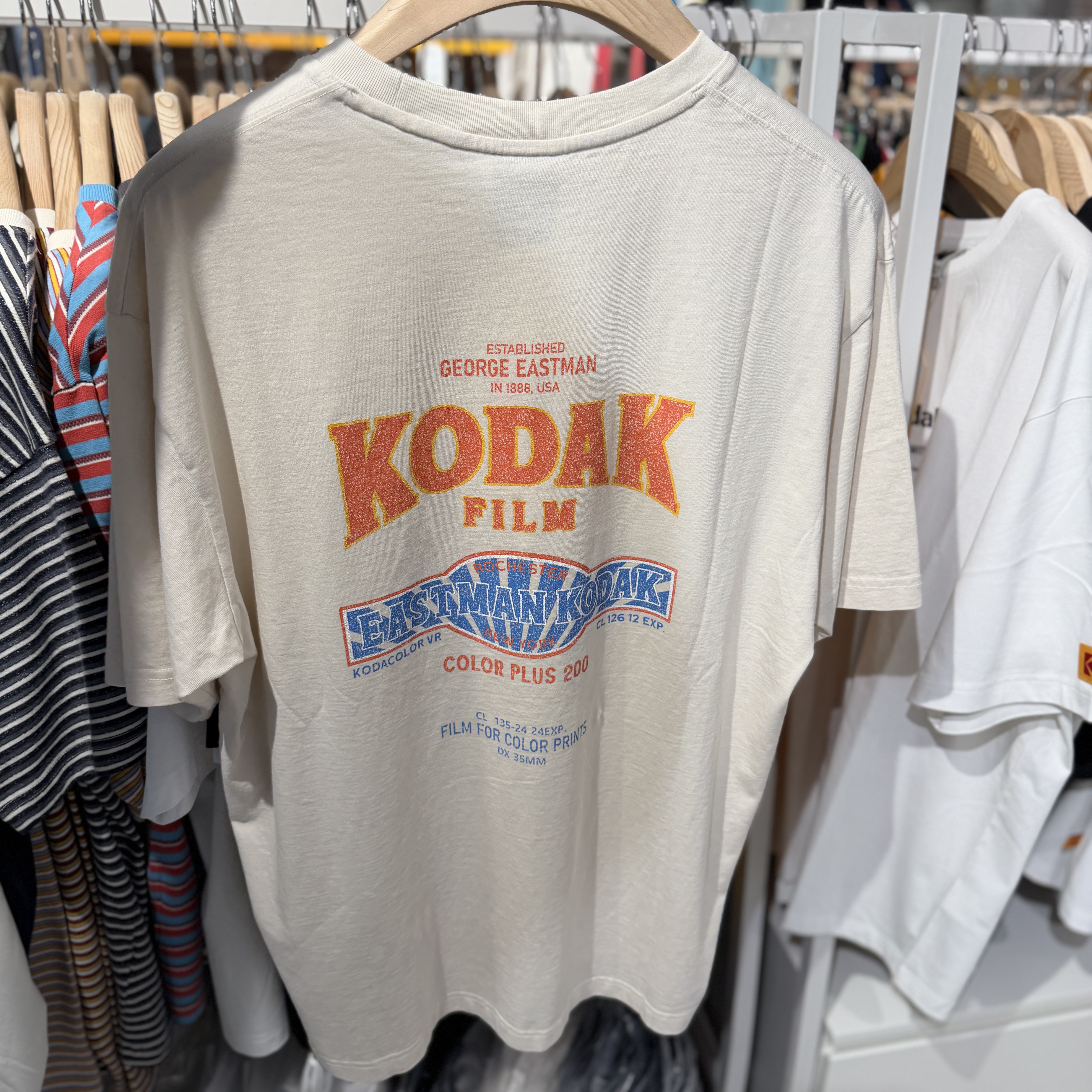 【韓國🇰🇷限時連線 收單至4/2 中午12:00準時收單 ✈️ 】Kodak 柯達 美式文字 水洗短tee K6223LRS11