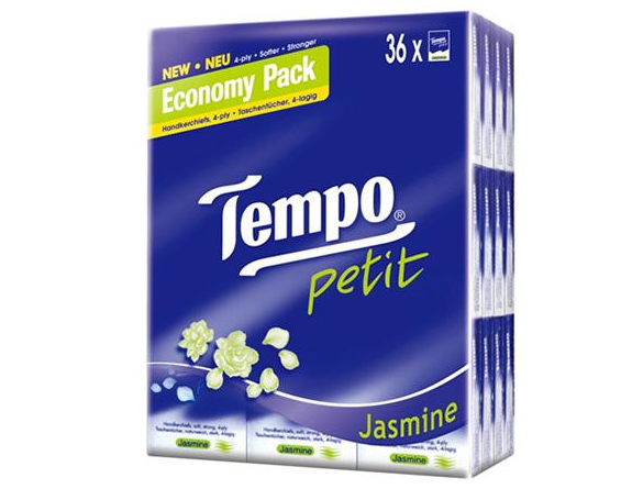 Tempo 迷你紙手巾36包X7片特惠裝 茉莉花