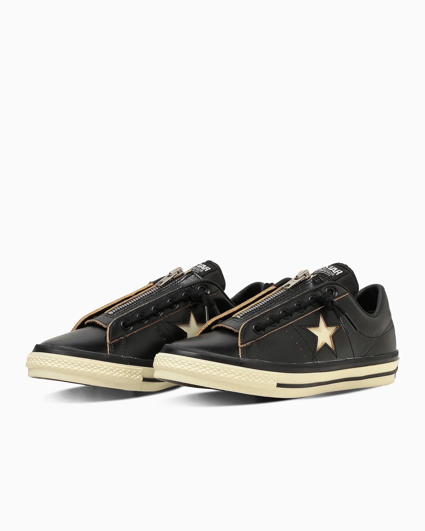預購┃日本限定 CONVERSE ONE STAR Z / Schott 聯名款 黑白 星星 拉鍊