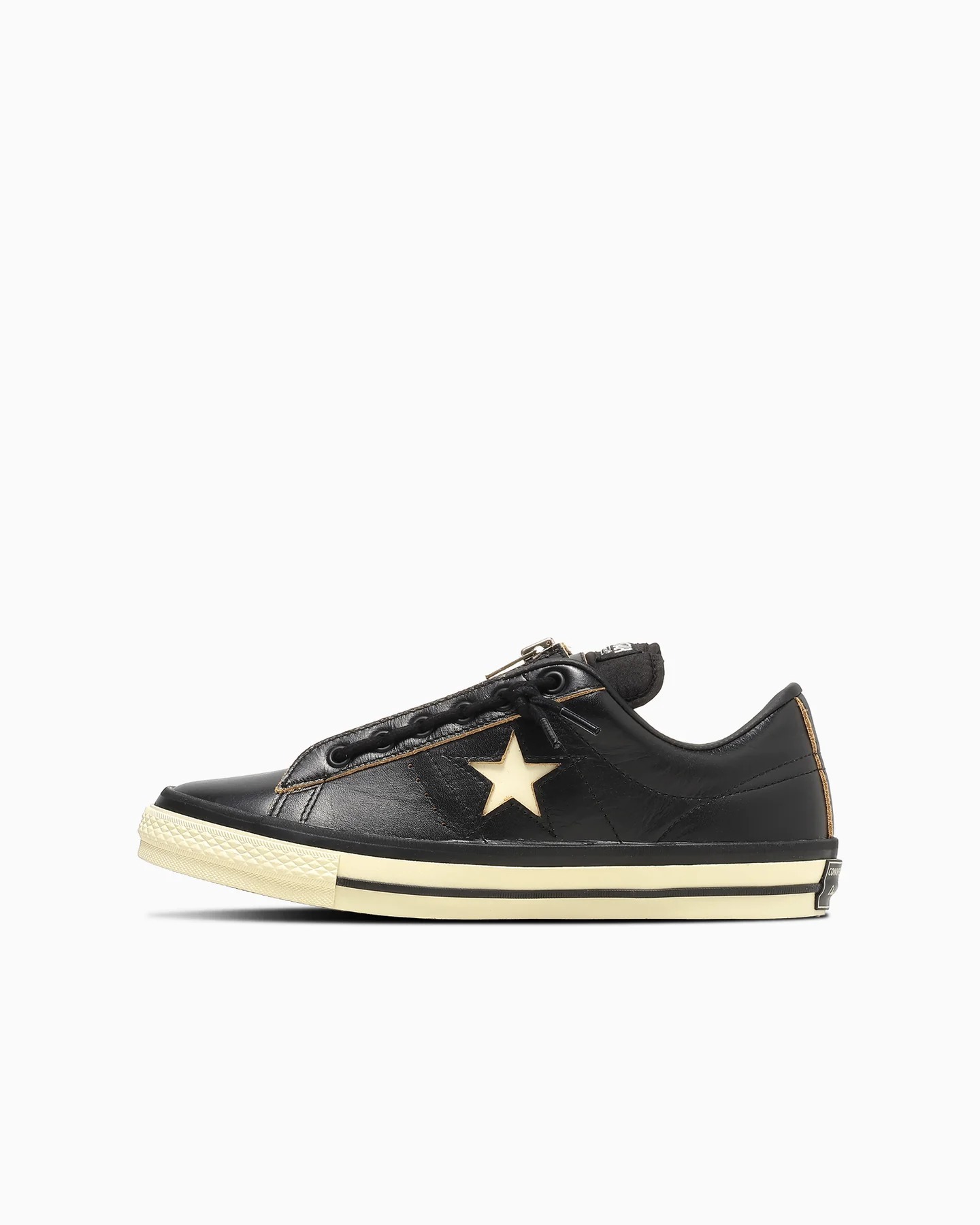預購┃日本限定 CONVERSE ONE STAR Z / Schott 聯名款 黑白 星星 拉鍊