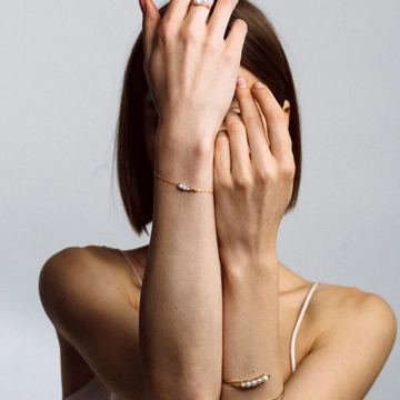 1YA0326-491 [YAY PARIS] Moana Bracelet Laminated Gold #200simoa101 (EU)