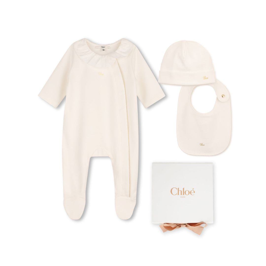 1FF0101-481 [CHLOE] Kids One Piece Offwhite (SS26) #C20926CO117 (C-EU-E)