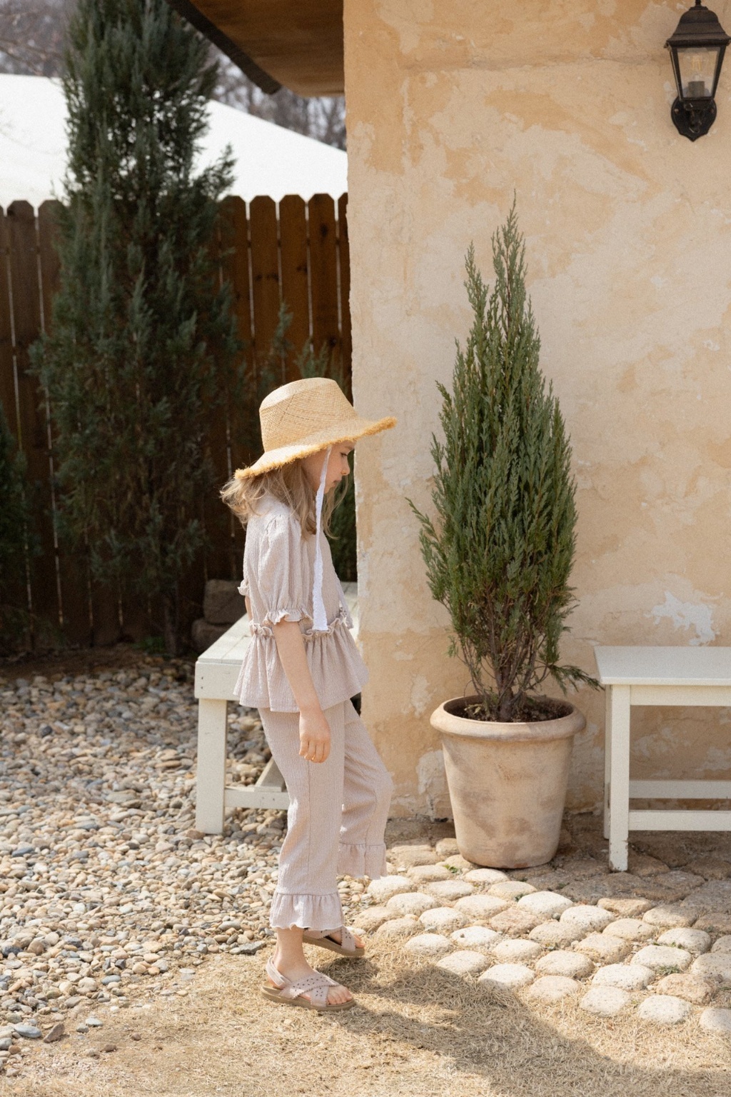 正韓夏Perrobebe 優優雅雅縮袖套裝