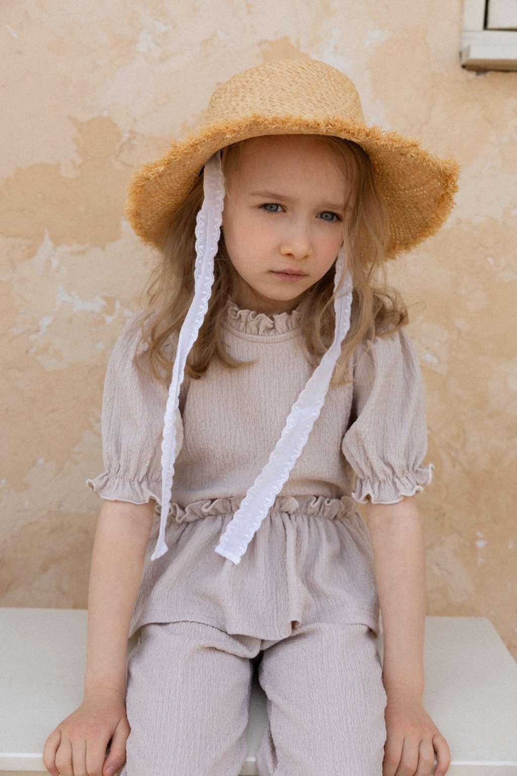 正韓夏Perrobebe 優優雅雅縮袖套裝