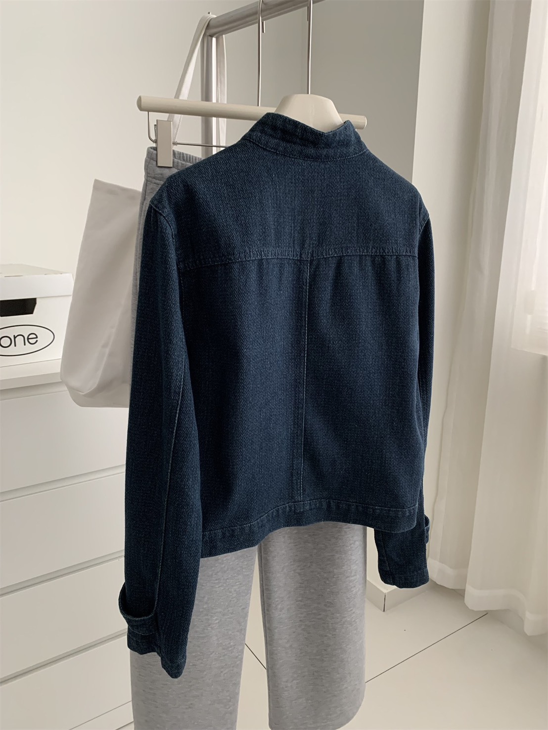 No.4161 復古小香立領牛仔外套