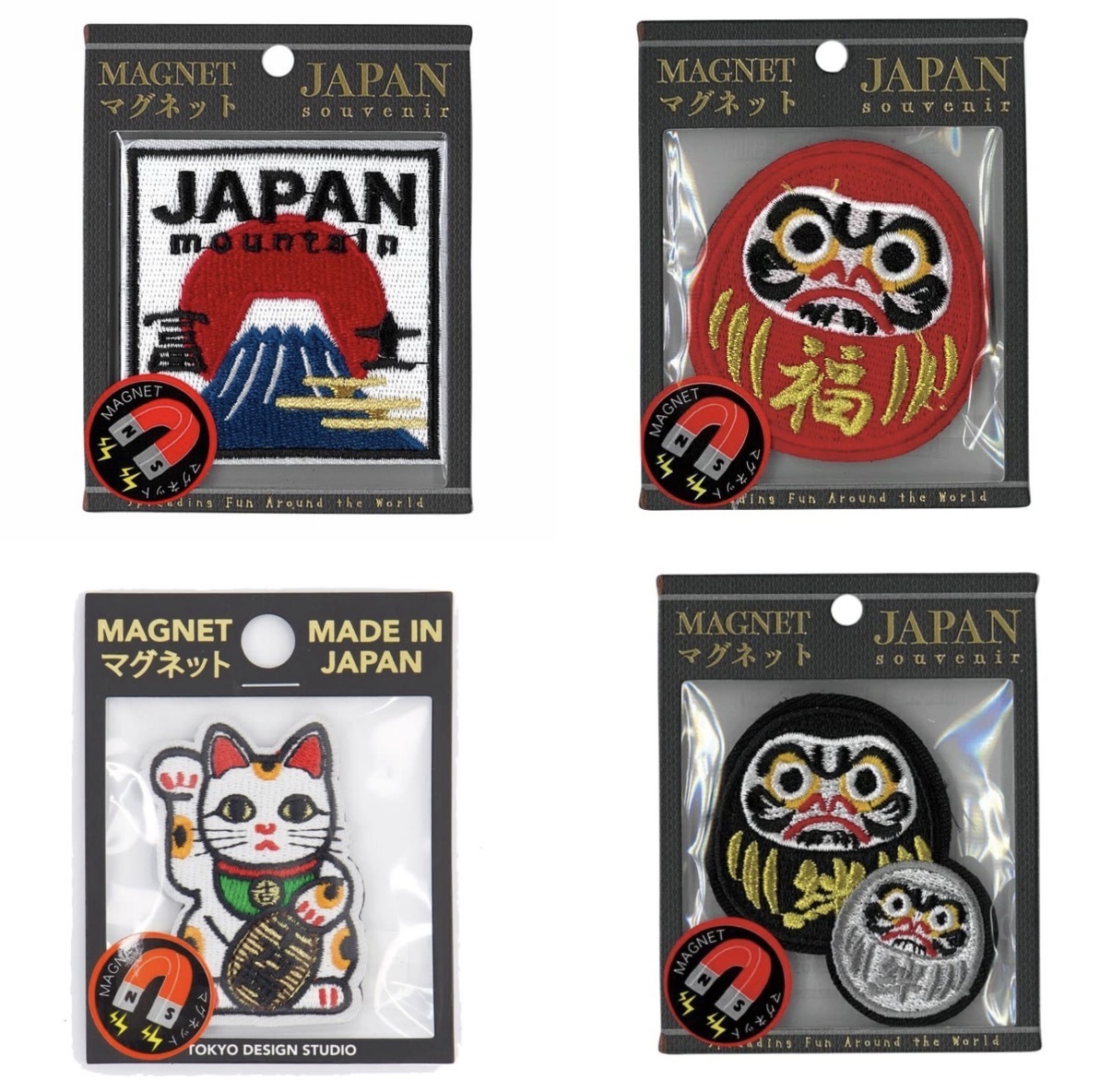 JP 日本起緣物全刺繡磁石貼 4582 TK260331