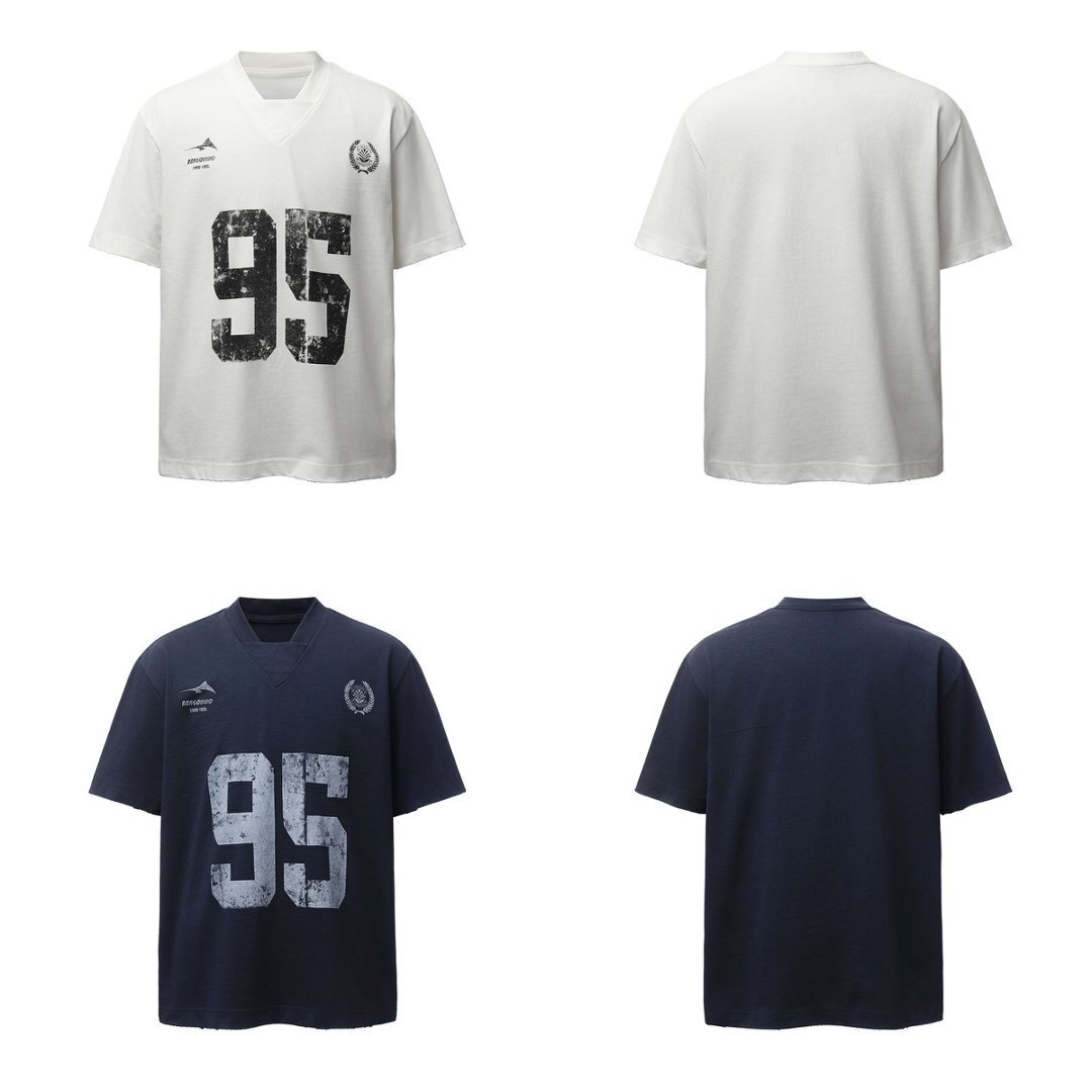 《S.V》斑駁95 號斑駁足球短T