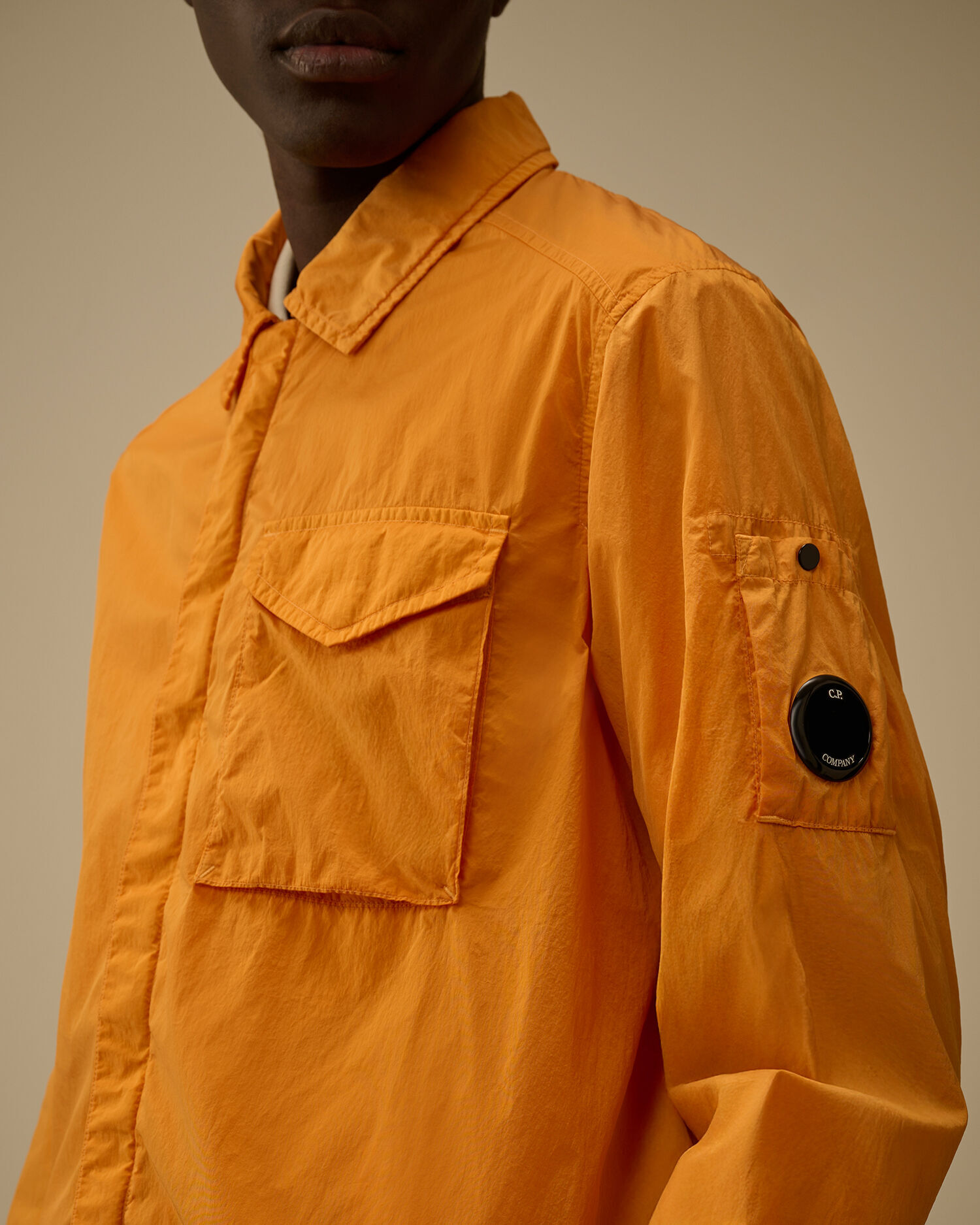 C.P. Company - Chrome-R Zipped Lens Overshirt - 20CMOS710A005904G