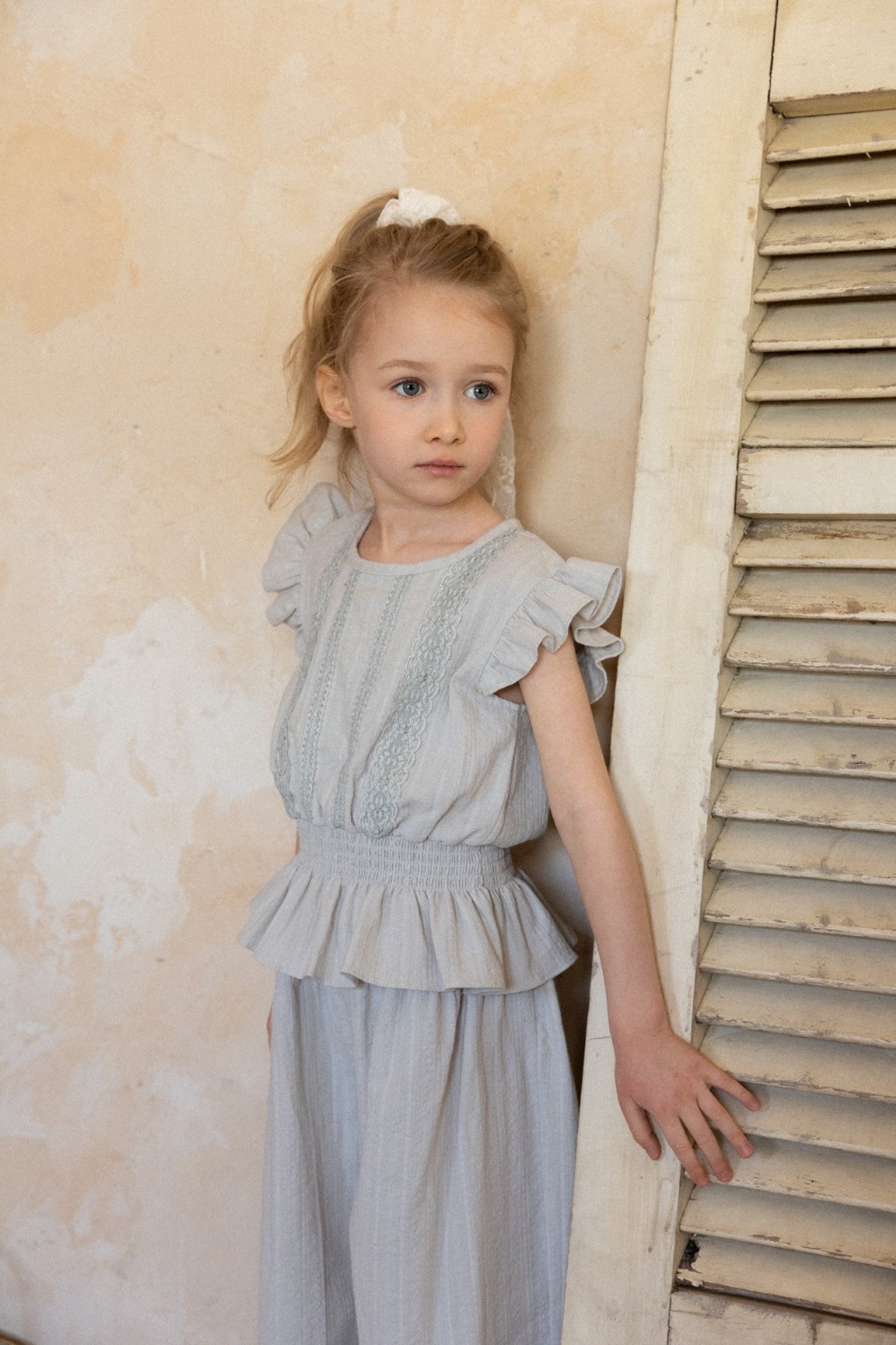 正韓夏Perrobebe 氣質縮腰飛袖套裝