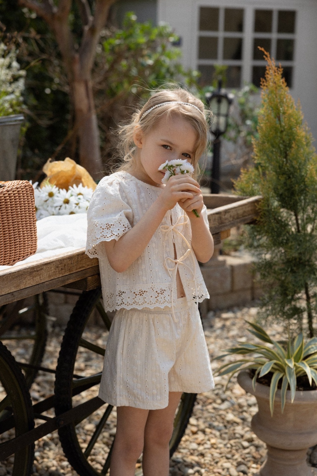 正韓夏Perrobebe 蝴蝶結綁帶套裝