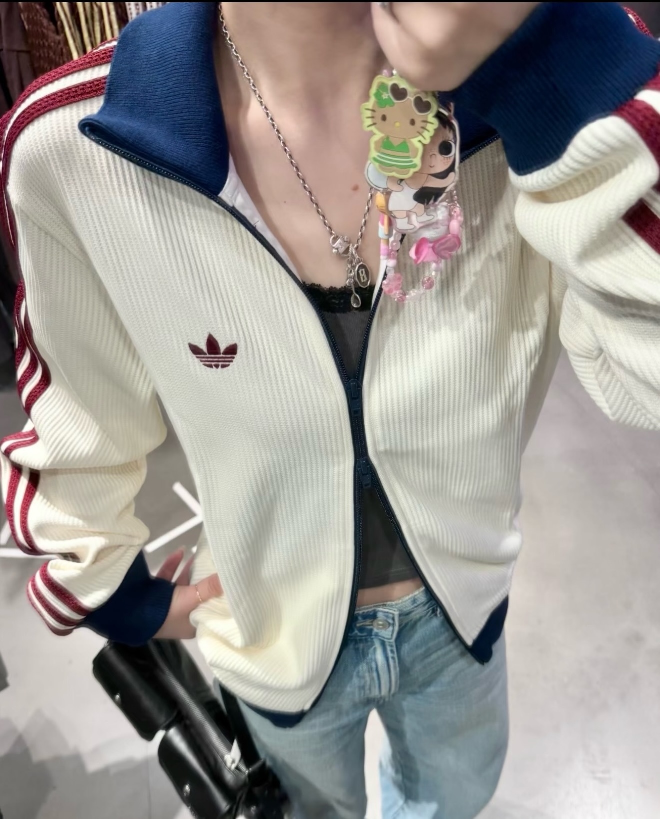 ADIDAS Original WAFFLE BBTT 立領華夫格立領運動外套鬆餅紋休閒外套 三色 KY5769