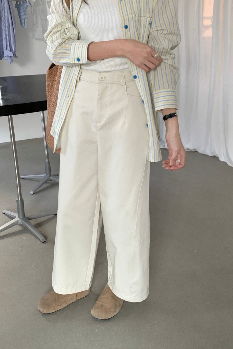 No.2361 天絲棉小個子9分直筒褲