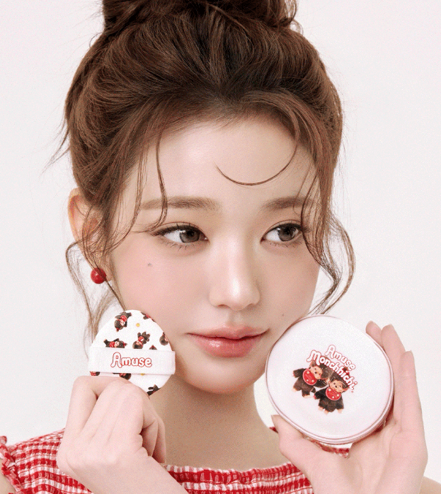 AMUSE x Monchhichi 陶瓷肌完美氣墊 蒙奇奇氣墊
