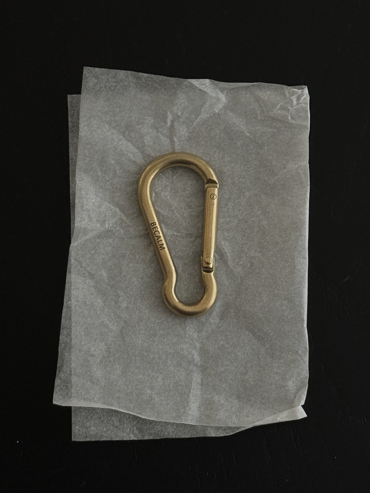 ZHU - 黃銅馬蹄U型鑰匙扣