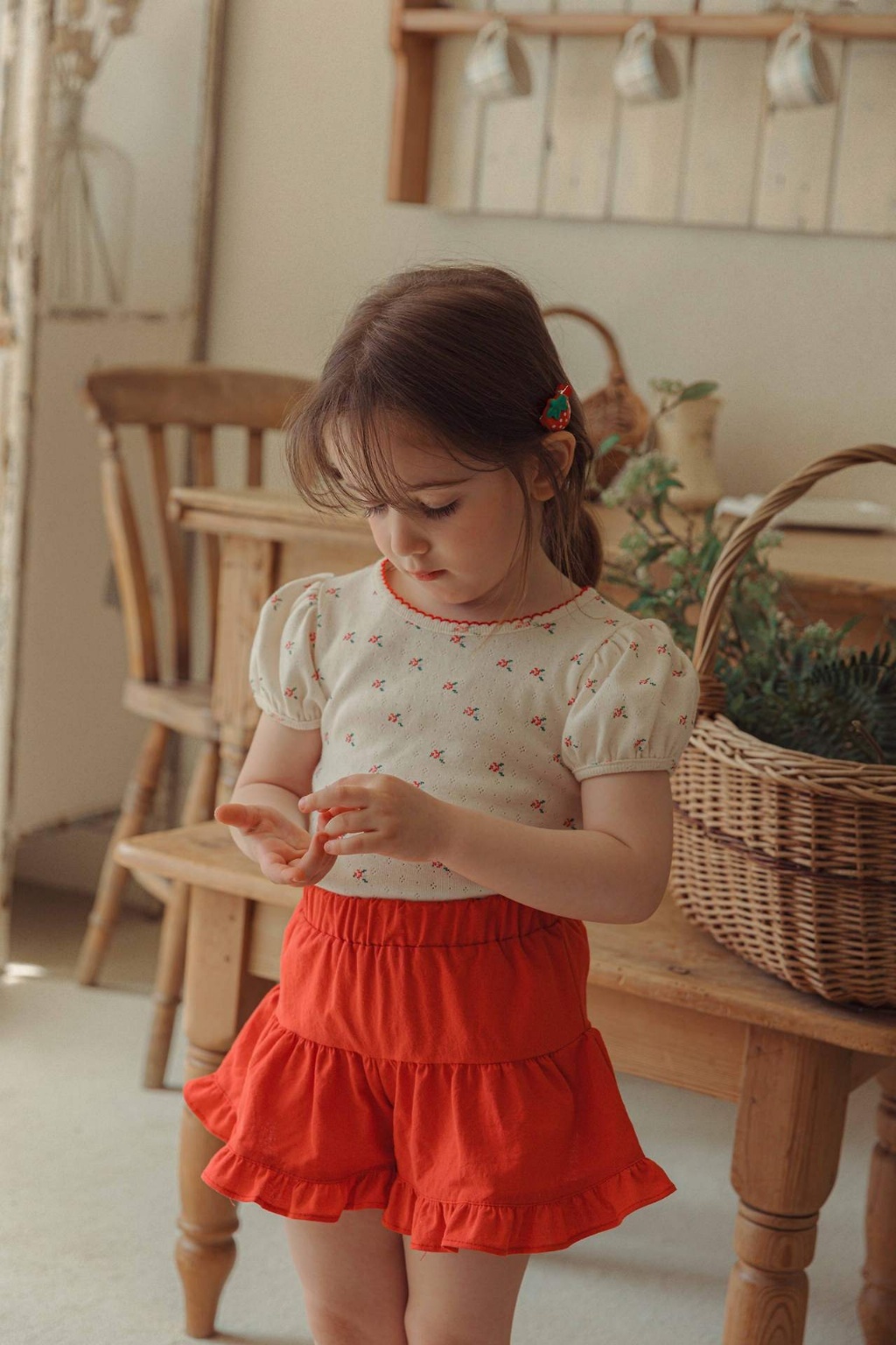 正韓夏cocoribbon 三色花邊短褲