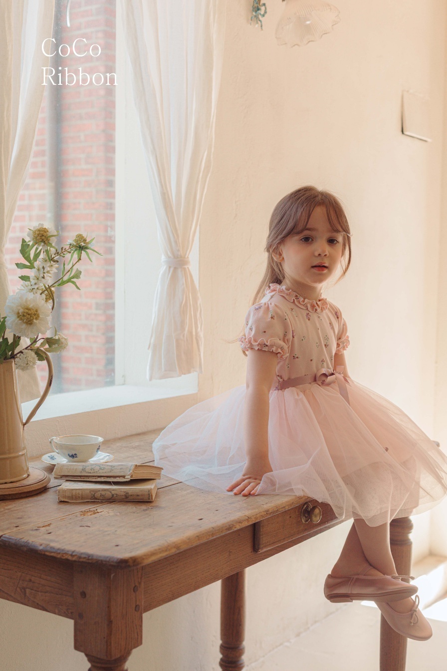 正韓夏cocoribbon 花束綁帶紗裙