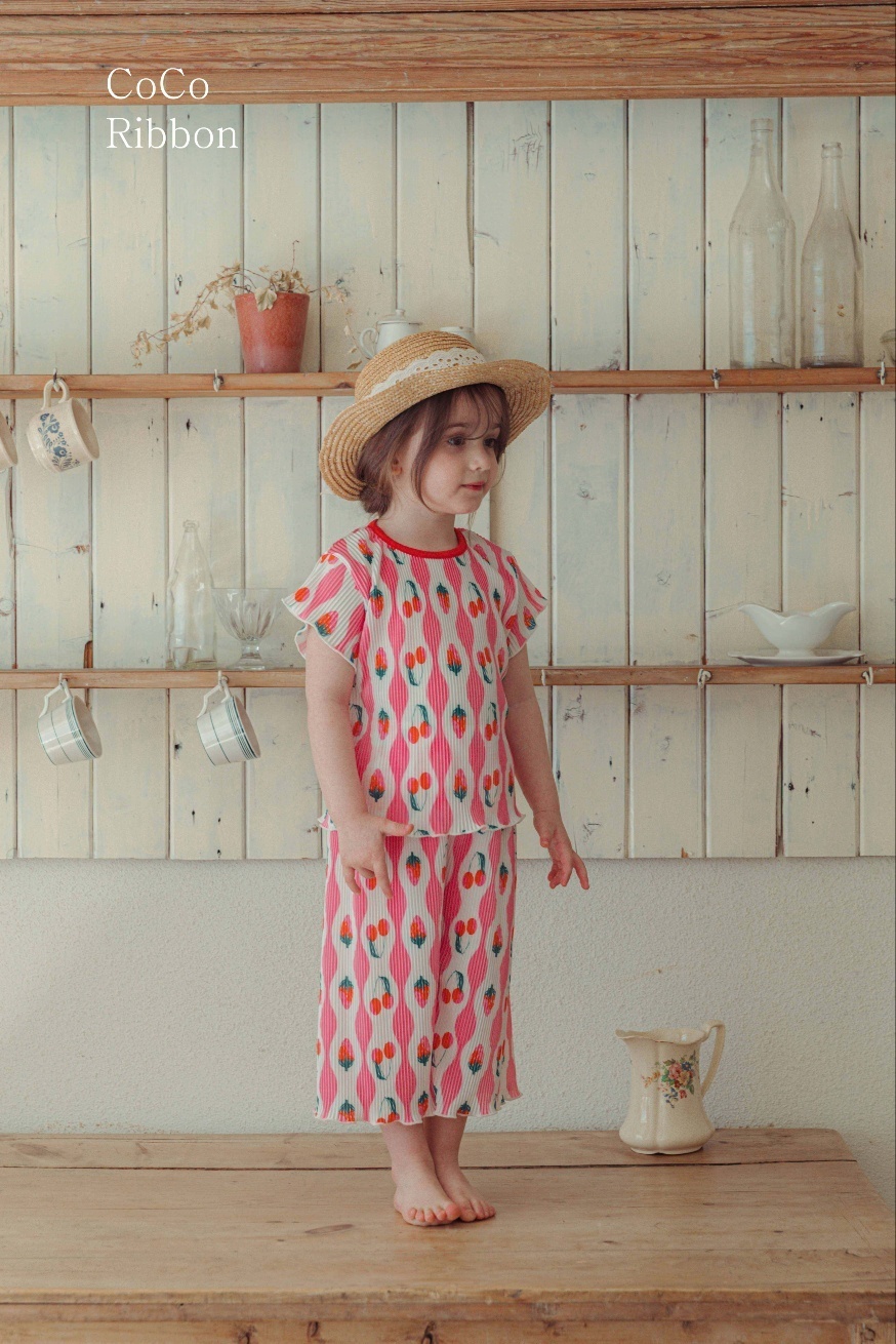 正韓夏cocoribbon 草莓櫻桃套裝