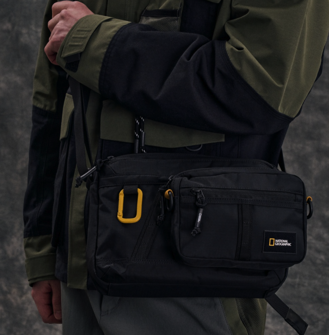 【現貨】NATIONAL GEOGRAPHIC 國家地理  軍事 側背包 可拆成一大一小側背包 N265ACR170