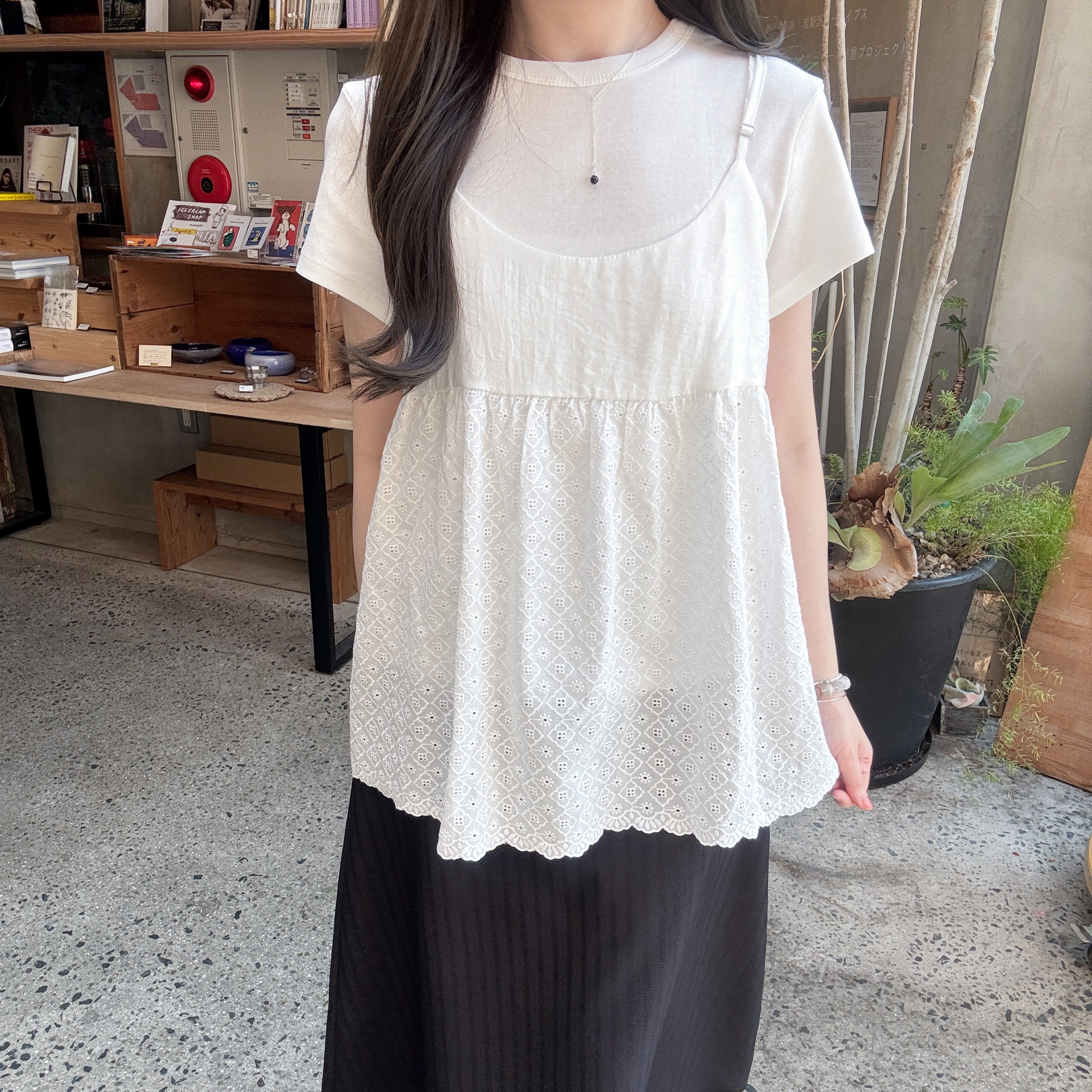 法式浪漫綉花娃娃背心