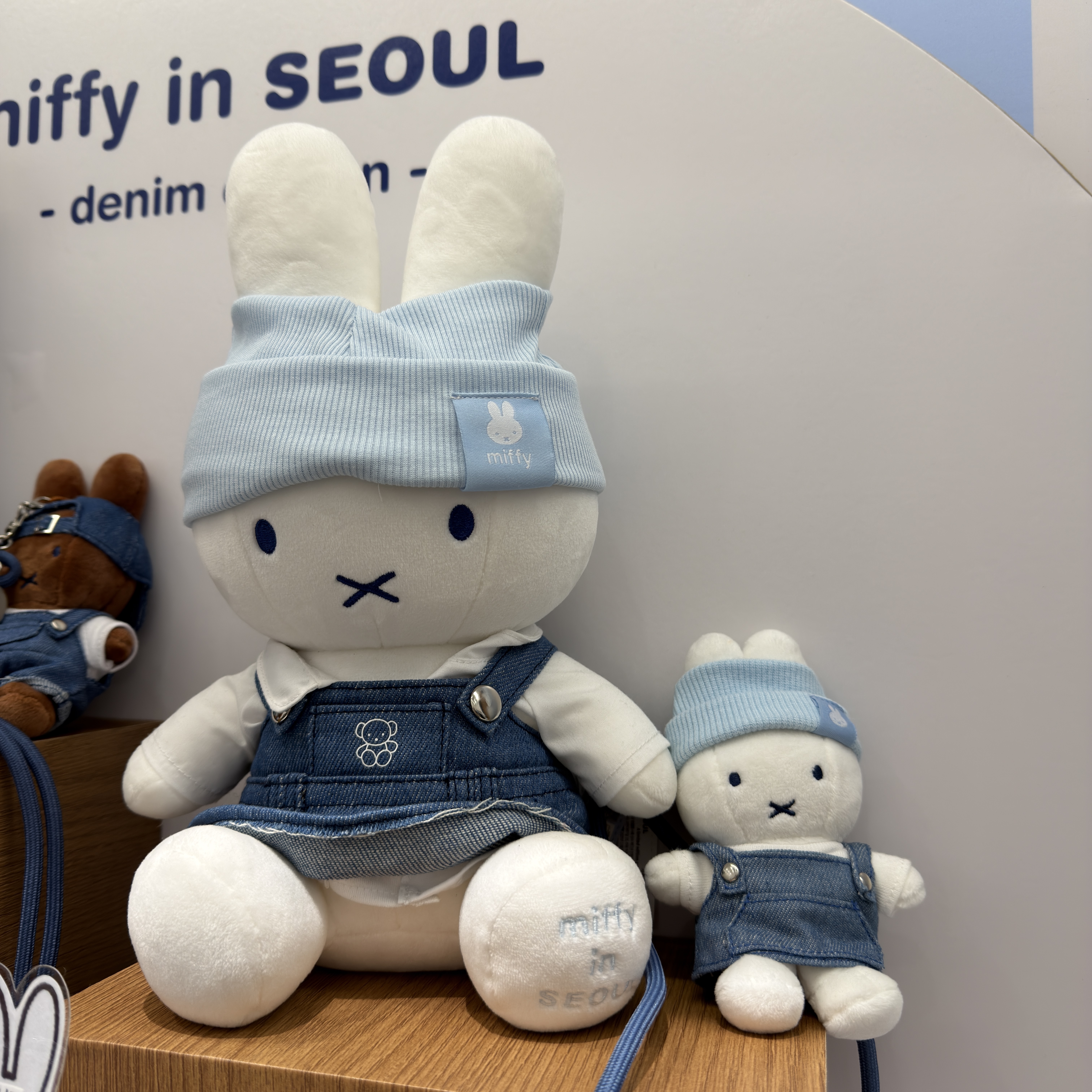【韓國🇰🇷限時連線 收單至4/2 中午12:00準時收單 ✈️ 】Miffy 吊帶褲米飛兔 曬黑 中型娃娃 小款吊飾