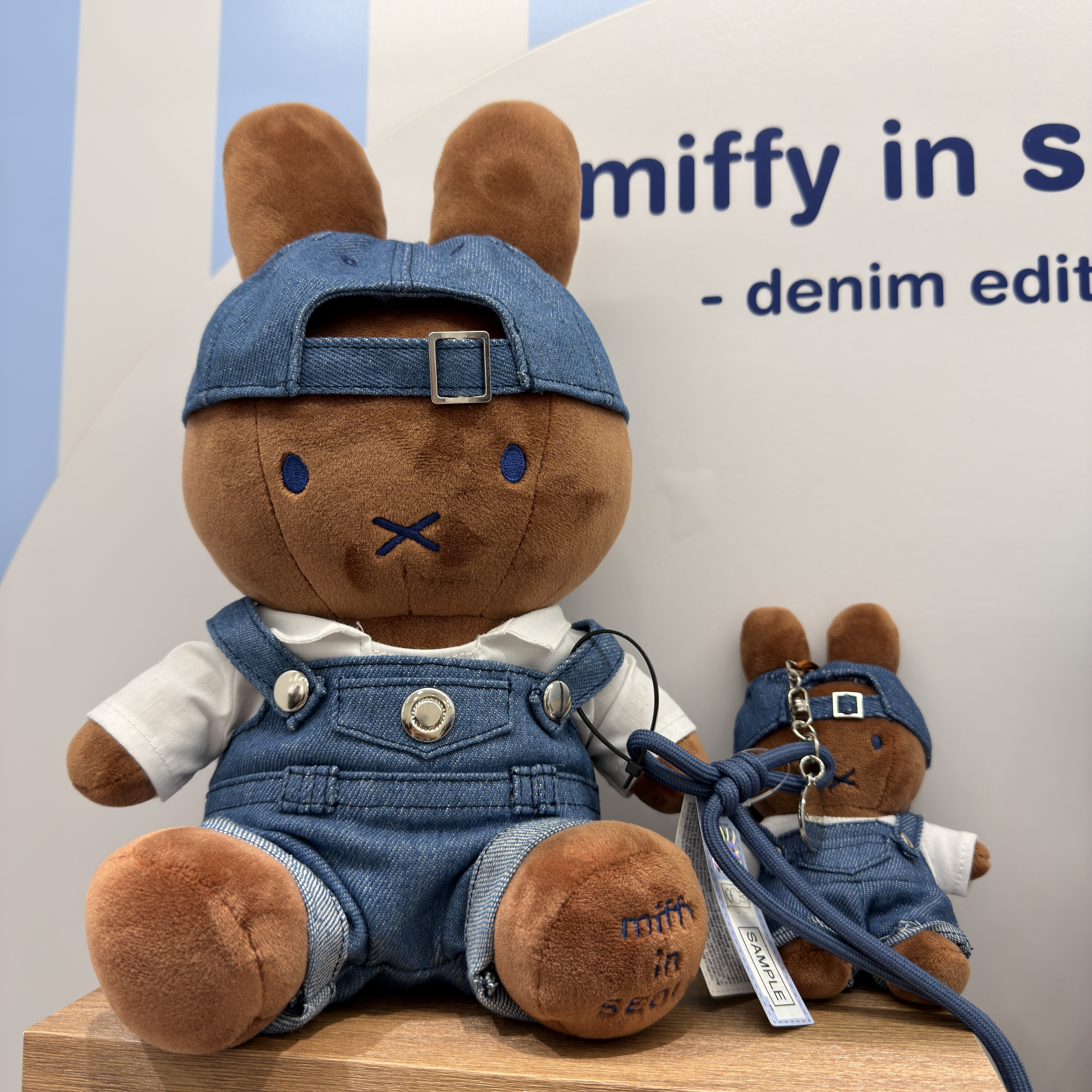 【韓國🇰🇷限時連線 收單至4/2 中午12:00準時收單 ✈️ 】Miffy 吊帶褲米飛兔 曬黑 中型娃娃 小款吊飾