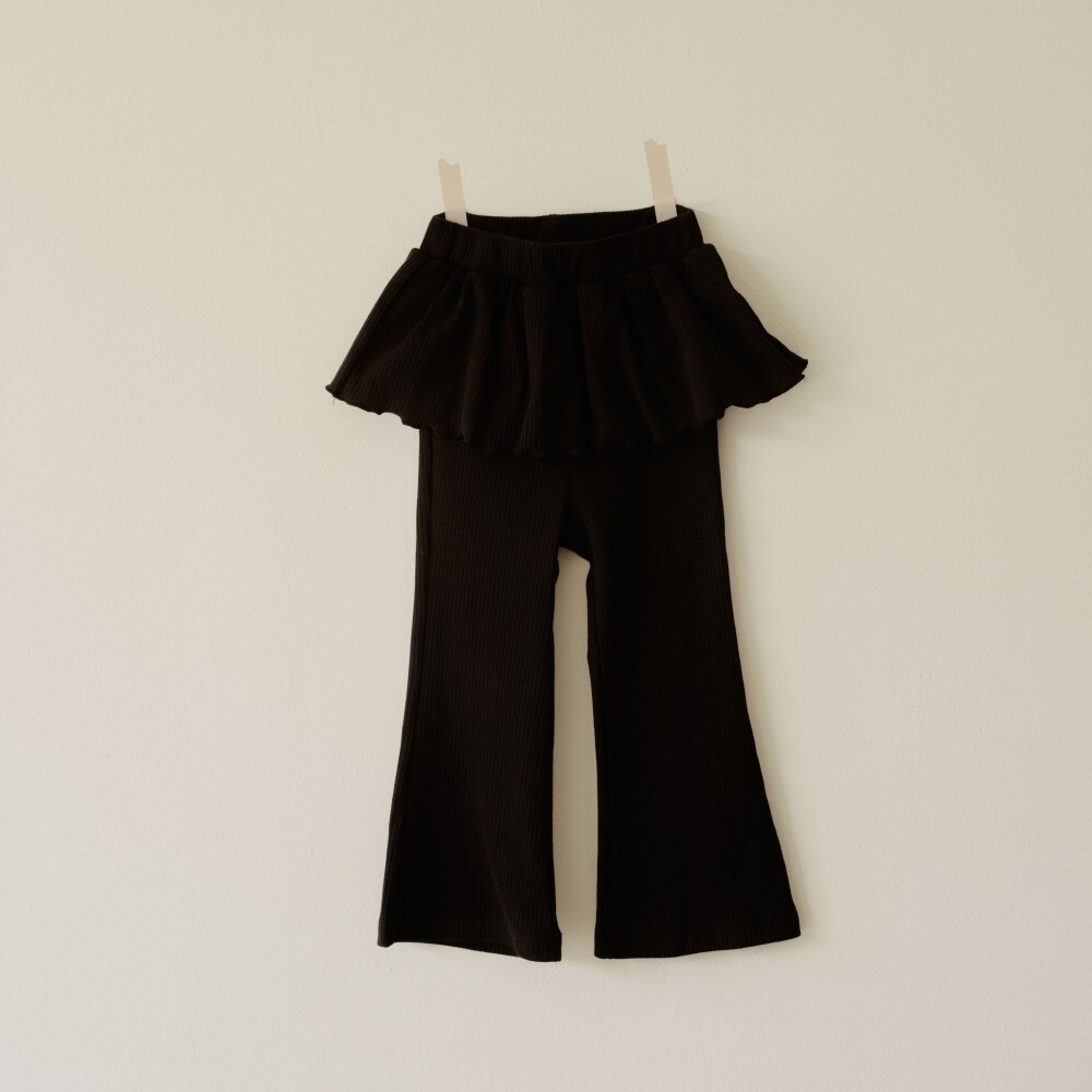 90-140 ANN 荷葉裙喇叭褲