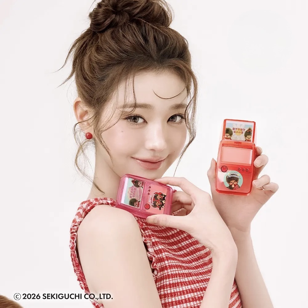 Amuse x monchhichi蒙奇奇｜滑蓋MP3腮紅膏