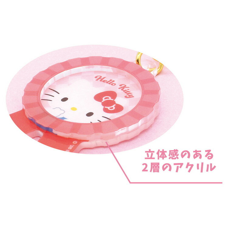 日本 Sanrio 獎章造型亞加力多層匙扣吊牌盲盒 Vol.1