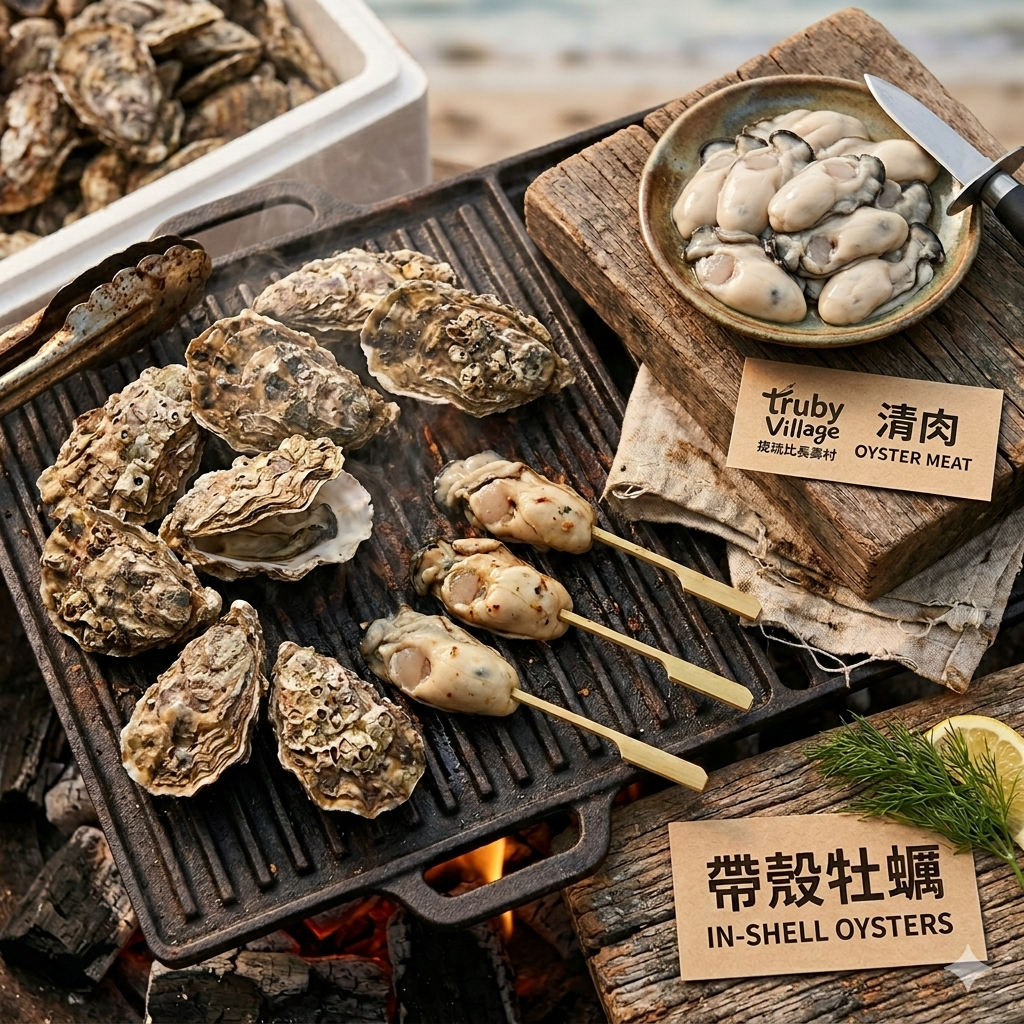 帶殼牡蠣、蚵仔清肉｜產地直送! 雲林口湖新鮮現撈、冷藏宅配【提琉比長壽村】