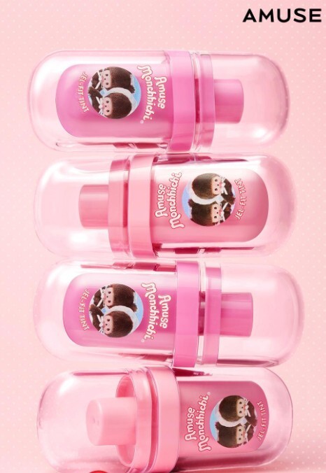 Monchhichi x Amuse 珠光豐唇蜜（附隨機戒指形潤唇膏）