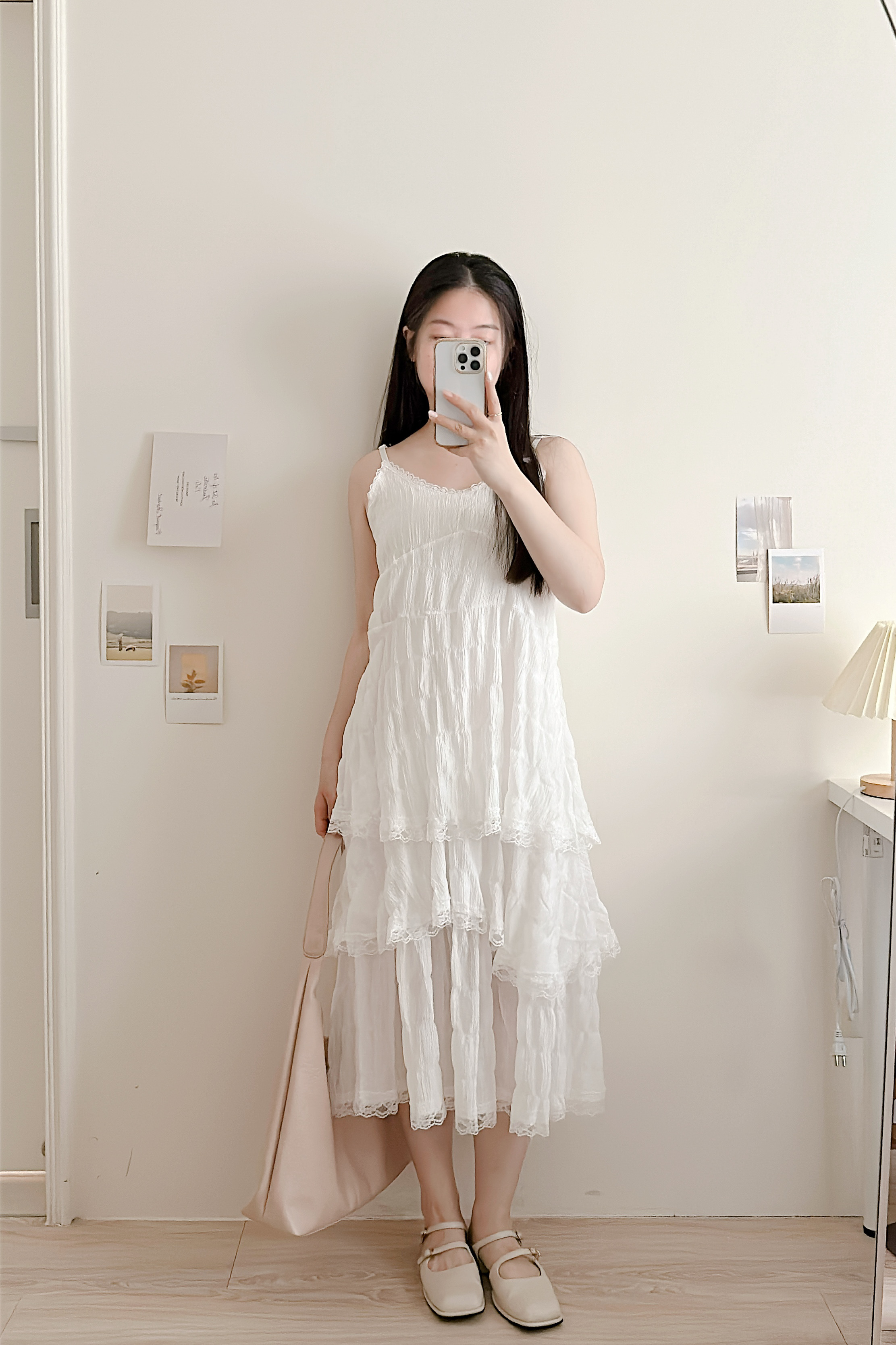 小編私推😍浪漫飄逸多層次吊帶洋裝💕