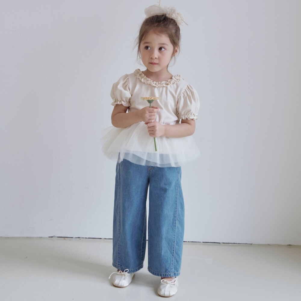 90-140 ANN 直筒牛仔長褲