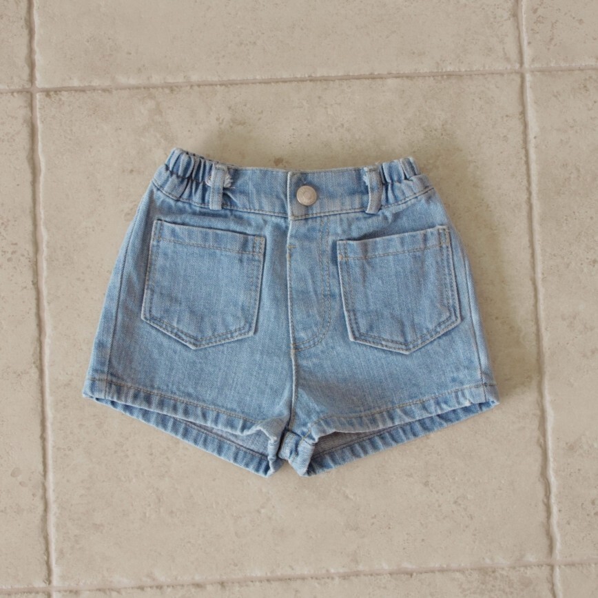 90-140 ANN 口袋牛仔短褲