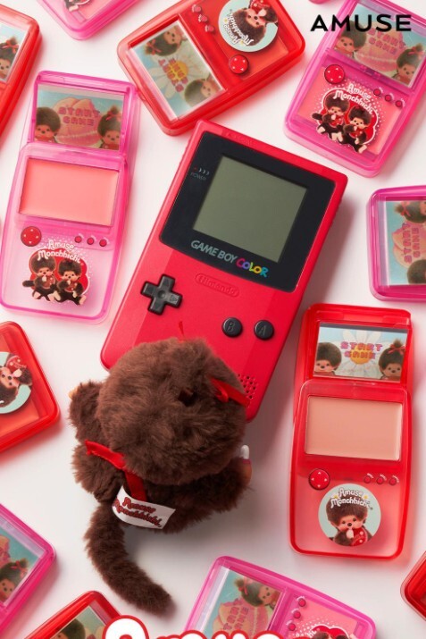 Monchhichi x Amuse 遊戲機造型唇頰盤